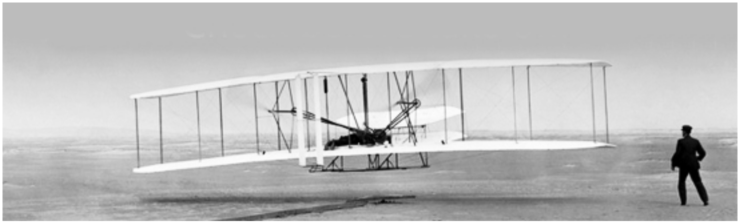 Wright Brothers at Kitty Hawk